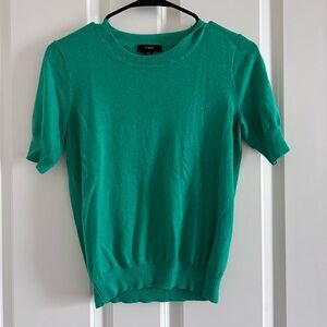 J Crew Green Sweater Shirt